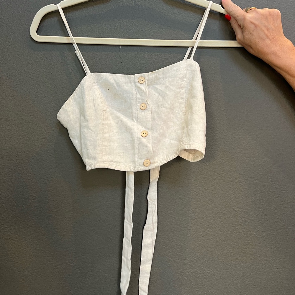Beige Crop Top - Illa Illa - Small